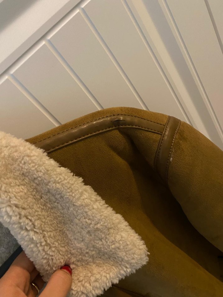 ZARA KÜRKLÜ CEKET AZ KULLANILMIŞ - Görsel 4