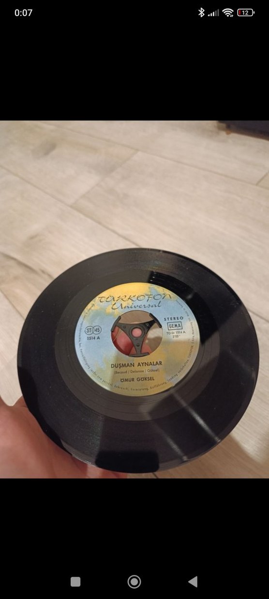 ÖMÜR GÖKSEL- DÜŞMAN AYNALAR 45 LİK - Görsel 3