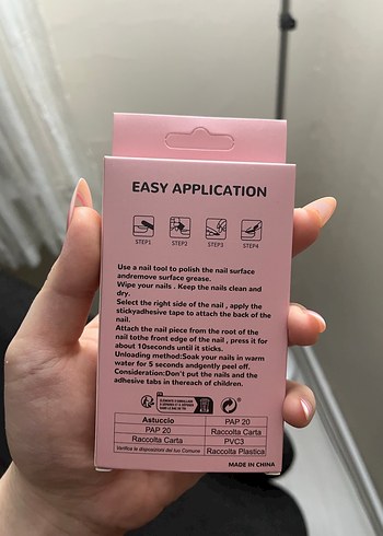 Pastel Mavi Press On Tırnak Uçları 24'lü - Görsel 3