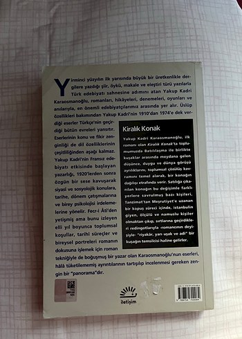  Yakup Kadri Karaosmanoğlu - Kiralık Konak Romanı
