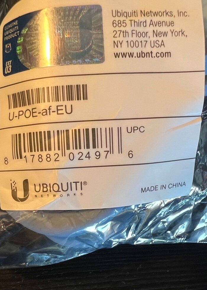 Ubiquiti UniFi U-POE-af-EU POE Cihazı - Görsel 3