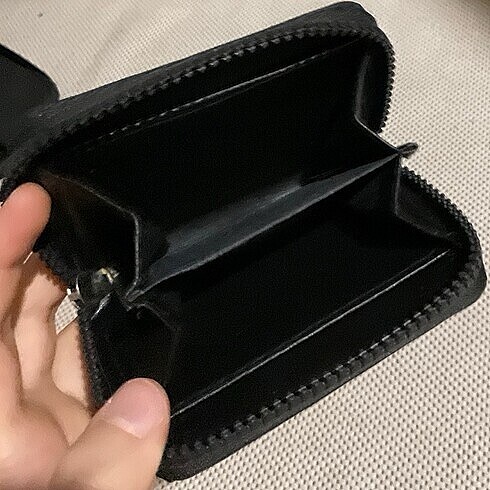 David Polo Accessories Küçük Boy Siyah Cüzdan - Görsel 6