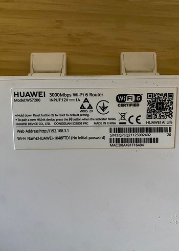 Huawei WiFi AX3 WS7200 - Görsel 7