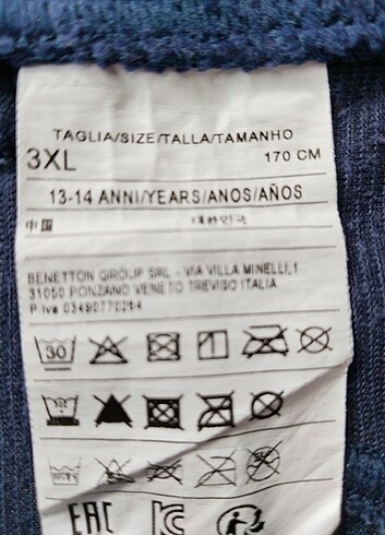 13-14 Yaş Beden lacivert Renk Pantolon