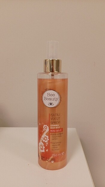 Bee Beauty Işıltılı Vücut Spreyi Rose Gold 250 ml