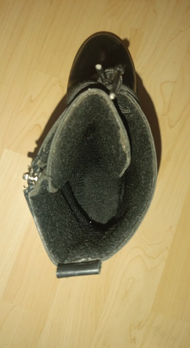 Kadın Siyah Deri Bot - Görsel 4