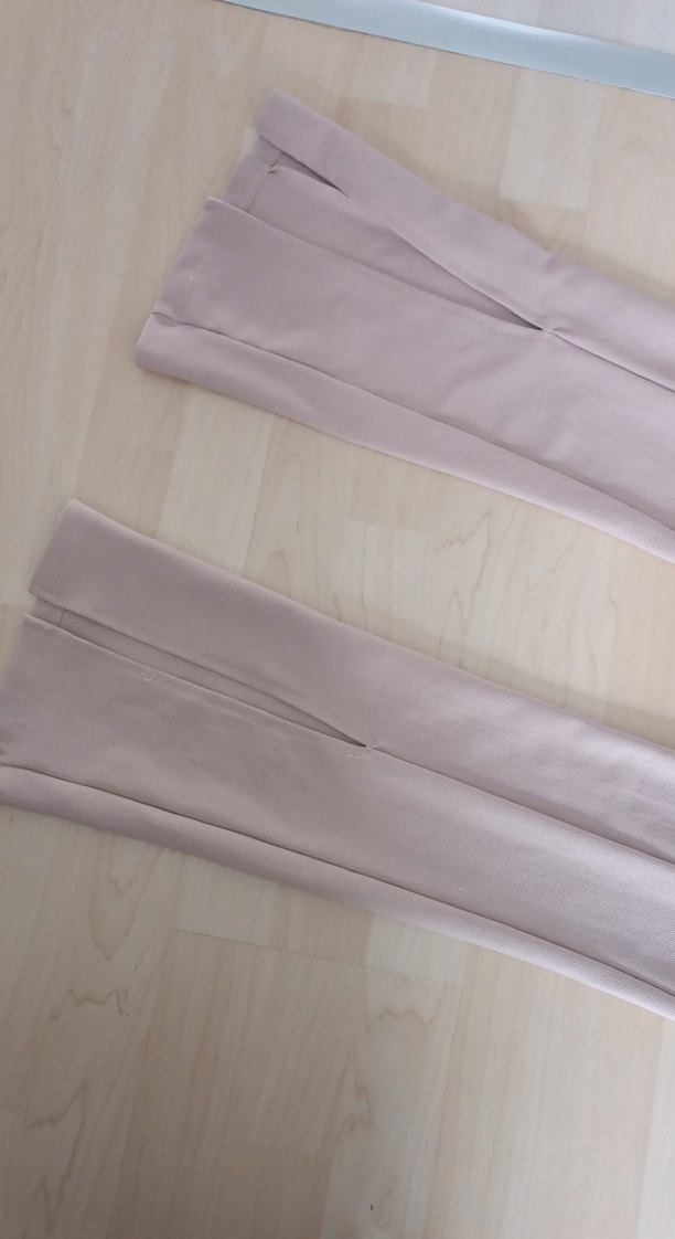 Bej Kadın Kumaş Pantolon Midi Boy - Görsel 2