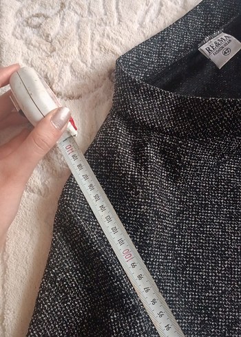 Gri Uzun Fermuarlı Kadın trenckot - Görsel 4