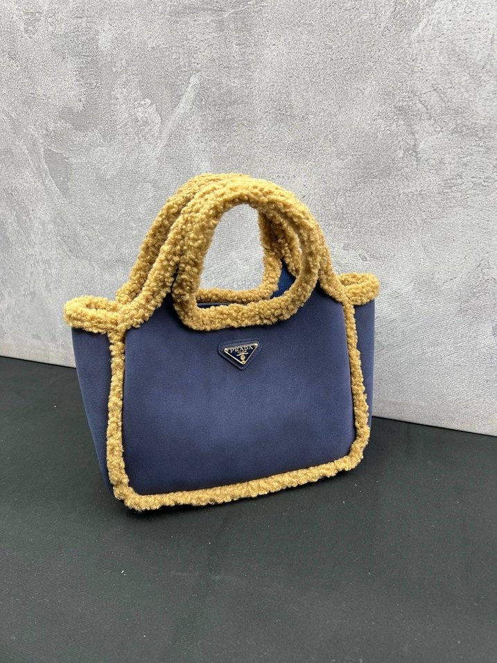 Kahverengi Kürklü Kadın El Çantası - Görsel 4