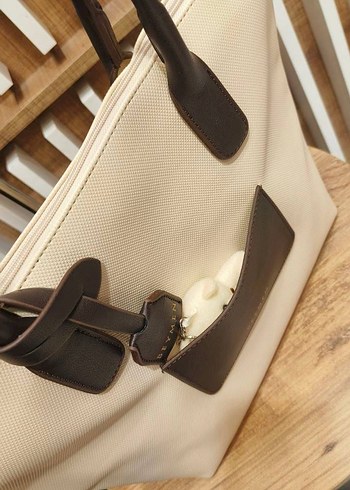 Bej Deri Kadın Omuz Çantası Beymen - Görsel 3