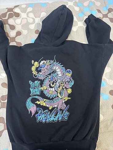 Baskılı Sweatshirt oversize