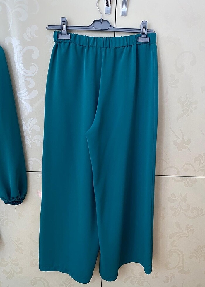 Mavi Saten takım - Görsel 2