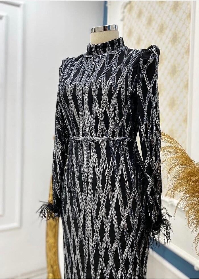 Siyah abiye - Görsel 2