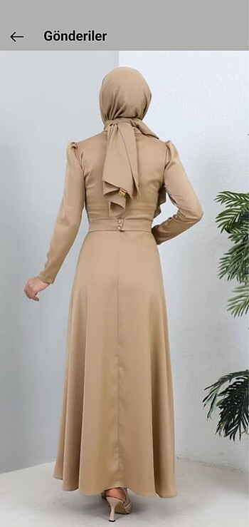 Kemer detaylı abiye - Görsel 6