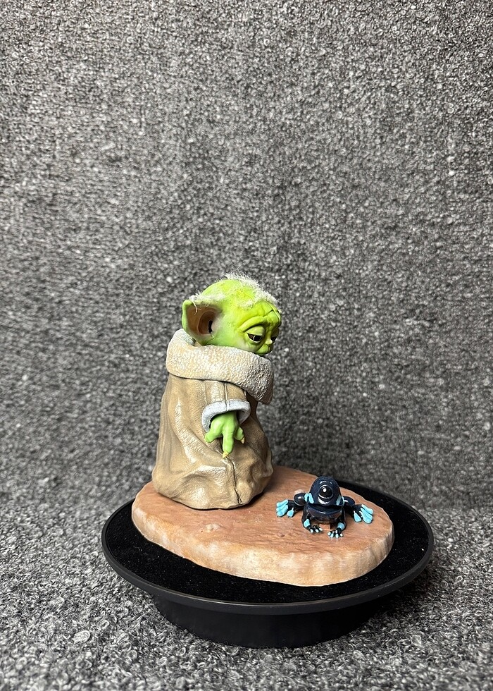 Star Wars Grogu Frog Figür - Görsel 4