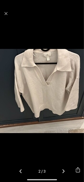 H&M hm kapri kollu yumuşak triko kazak