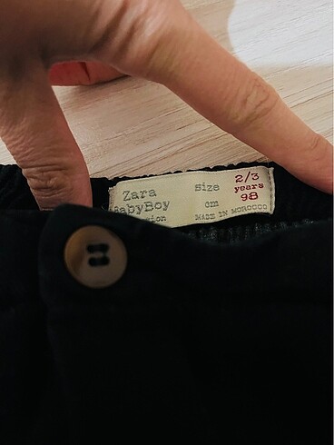 24-36 Ay Beden Zara şalvar pantolon