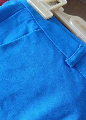 34 Beden mavi Renk Kadın Mavi kumaş pantolon