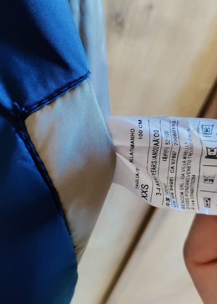 Benetton mont çift taraflı - Görsel 5