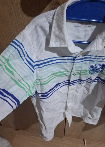 Erkek Çocuk uzun Kollu Çizgili Gömlek - Görsel 4