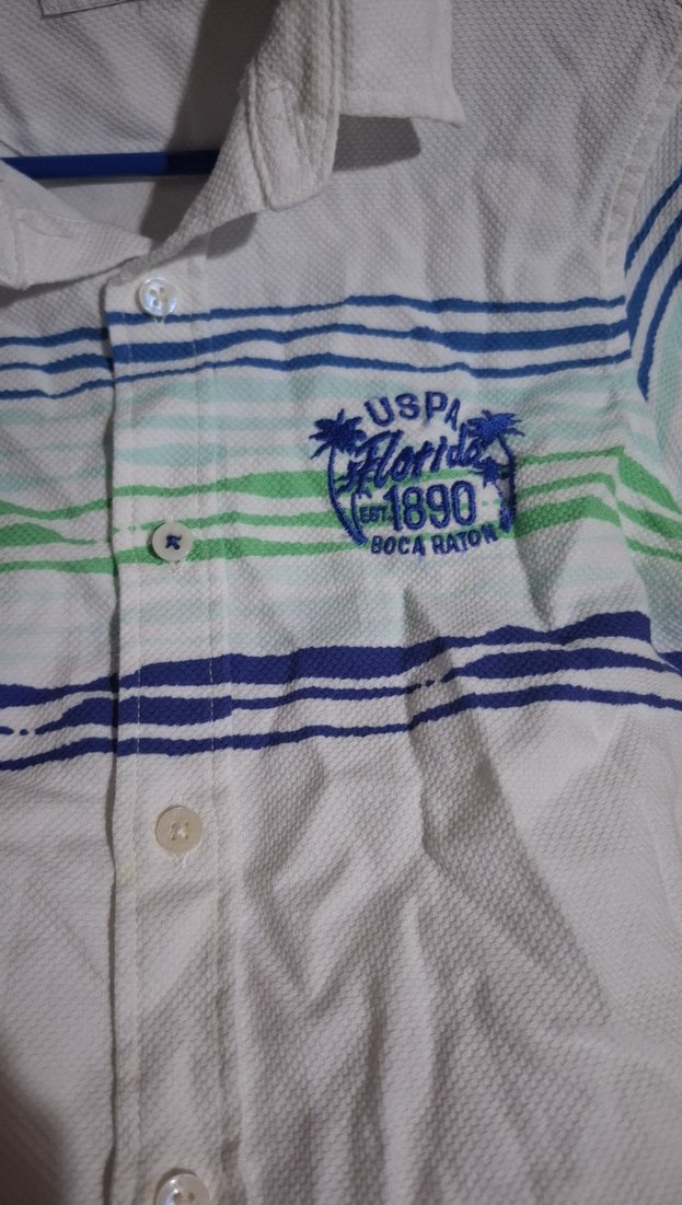 Erkek Çocuk uzun Kollu Çizgili Gömlek - Görsel 5