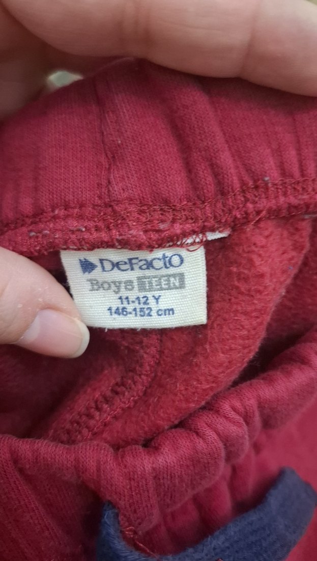 Bordo Erkek Çocuk Rahat Sweatpant - Görsel 3