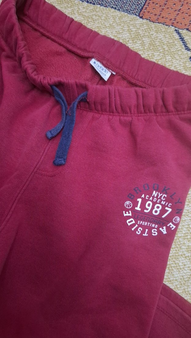 Bordo Erkek Çocuk Rahat Sweatpant - Görsel 2