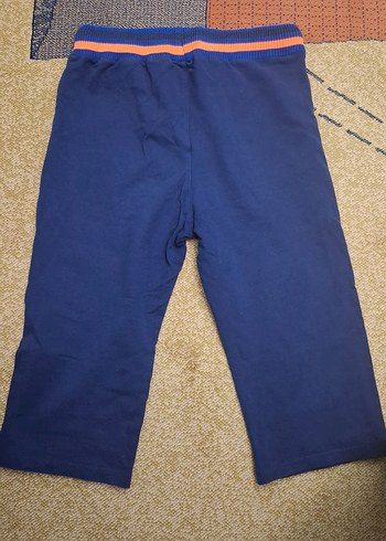 Erkek Çocuk Lacivert Baskılı Bol Kesim Şort - Görsel 4