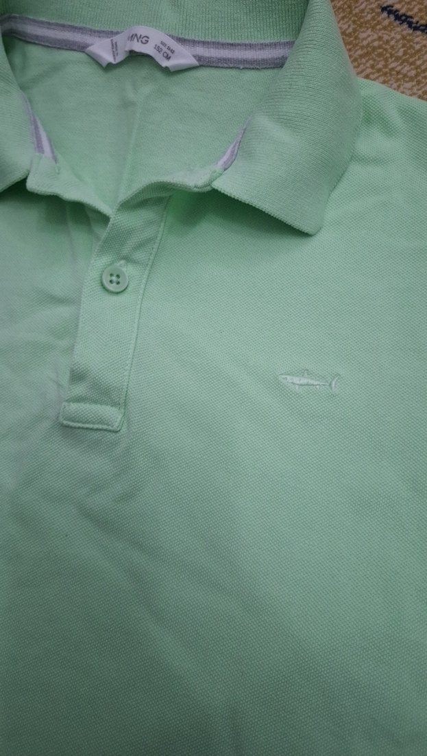 Mango Erkek Yeşil Polo Yaka Kısa Kollu Tişört - Görsel 2
