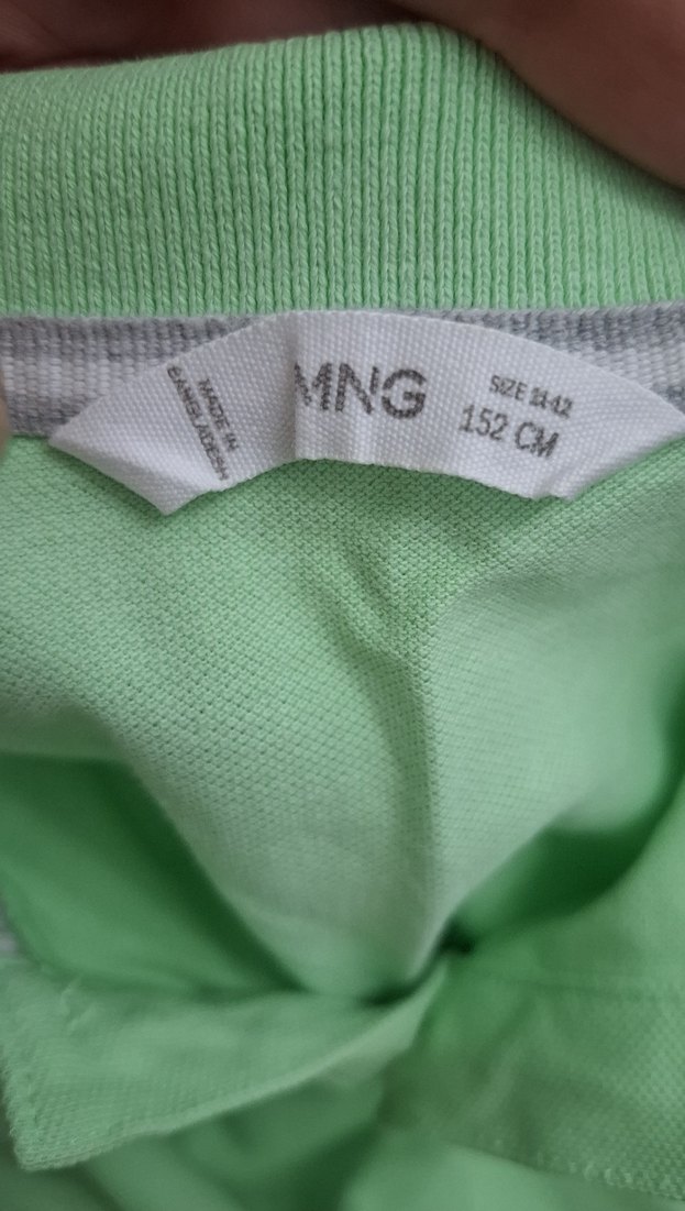 Mango Erkek Yeşil Polo Yaka Kısa Kollu Tişört - Görsel 5