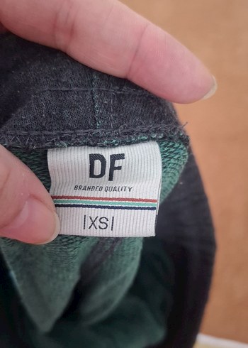 17-18 years Beden Gri Bantlı Erkek Denim Şort XS BEDEN