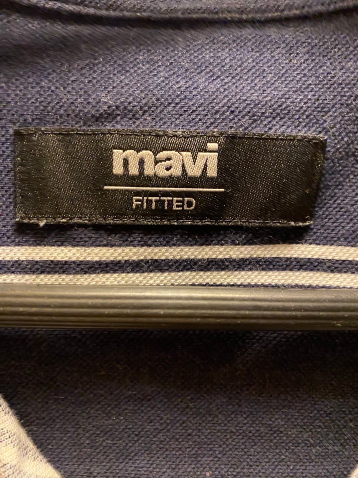 MAVİ Lacivert Çizgili Erkek Denim Gömlek - Görsel 3