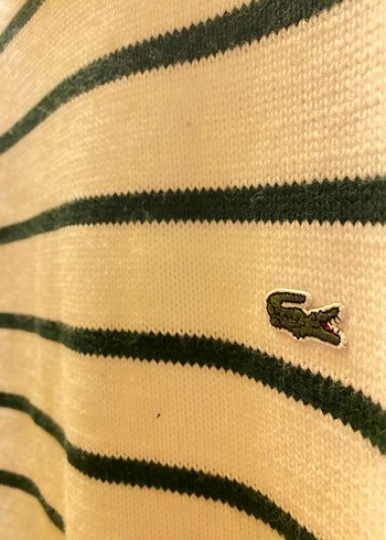 Lacoste Çizgili Kazak - Görsel 2