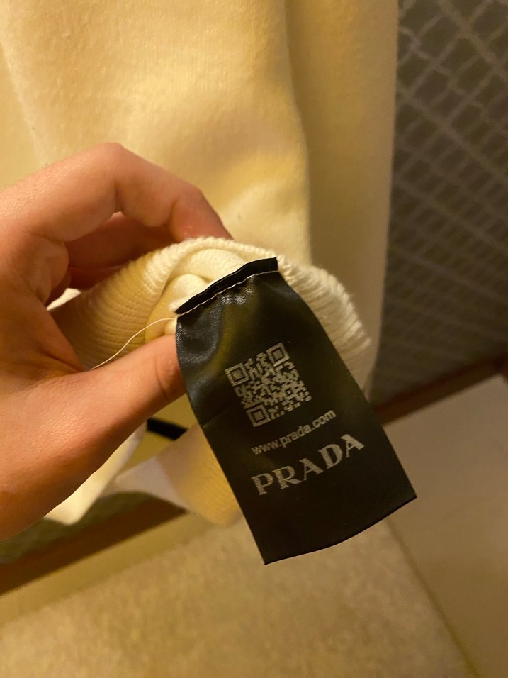 Prada yarım fermuarlı Uzun Kollu Triko Kazak - Görsel 4