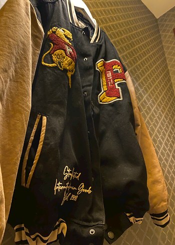 Pull and Bear Kalın kolej ceket - Görsel 2