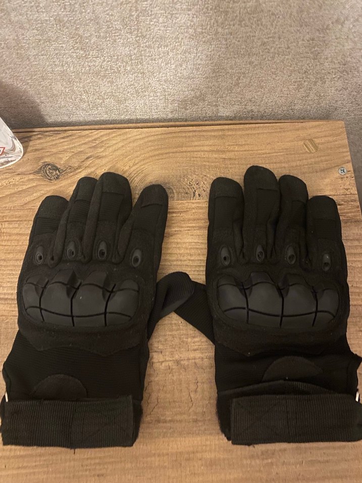 Siyah Motor Erkek Eldivenleri - Görsel 2