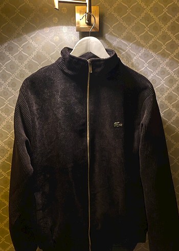 Lacoste Erkek Siyah Fermuarlı Ceket - Görsel 2