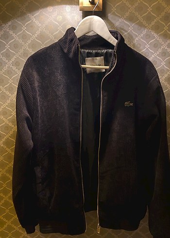 Lacoste Erkek Siyah Fermuarlı Ceket - Görsel 3