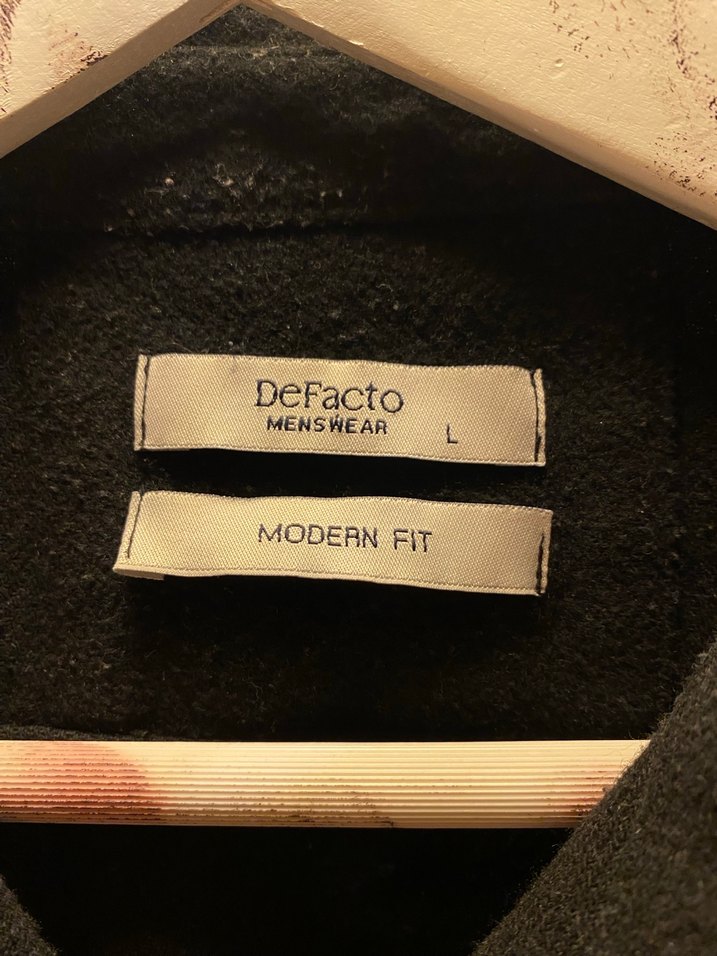 Defacto Siyah Erkek Gömlek - Görsel 3