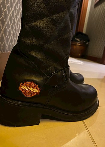 Harley davidson Hı gerçek deri çizme - Görsel 3