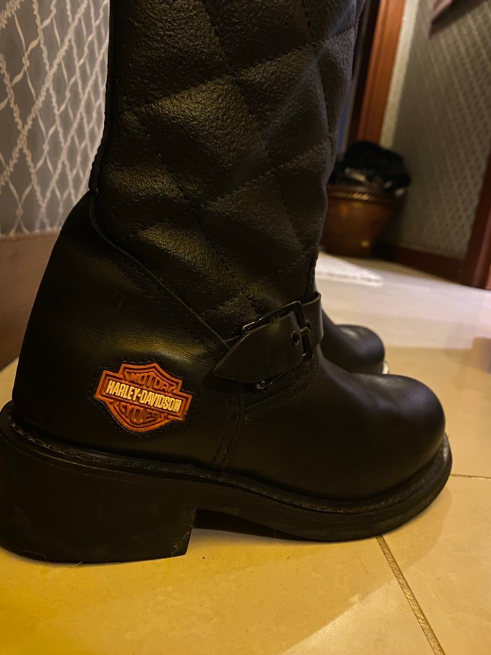 Harley davidson Hı gerçek deri çizme - Görsel 3