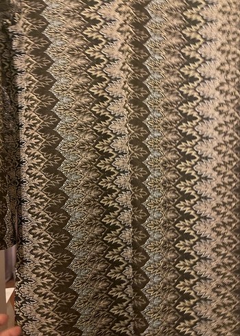 Bohem Stil Uzun Kollu Yılan Desenli Triko Elbise - Görsel 2