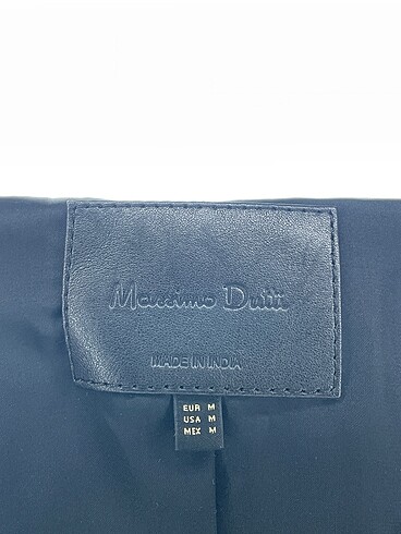 m Beden siyah Renk Massimo Dutti Deri Ceket %70 İndirimli.