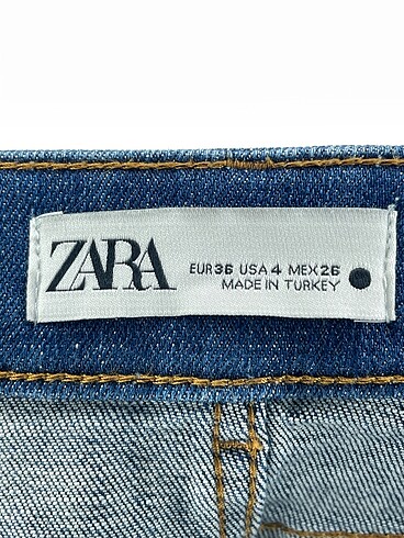 36 Beden mavi Renk Zara Jean / Kot %70 İndirimli.