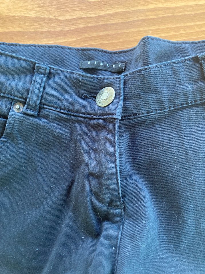 Sisley pamuklu mini şort - Görsel 2