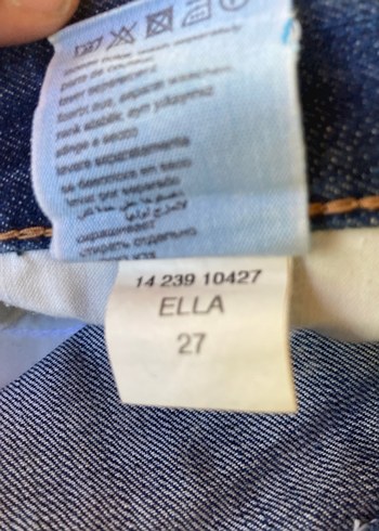 Mavi Mini Denim Şort - Görsel 7