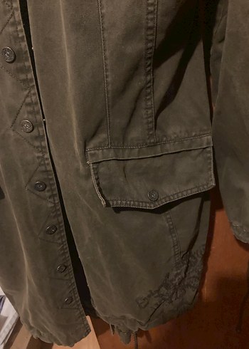 Jimmy Key Khaki Midi Kadın parka - Görsel 4