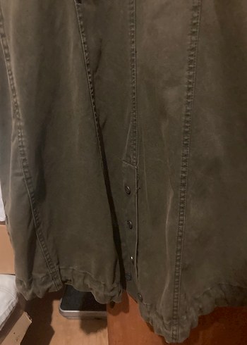 Jimmy Key Khaki Midi Kadın parka - Görsel 6