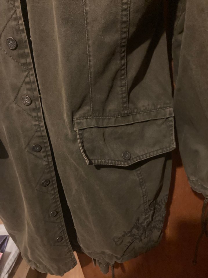 Jimmy Key Khaki Midi Kadın parka - Görsel 4