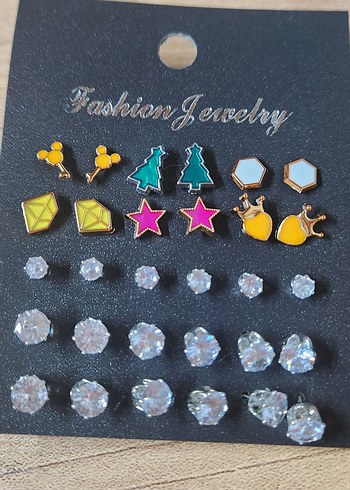 Kadın Çoklu Boncuklu ve İşlemeli Charm Seti - Görsel 2